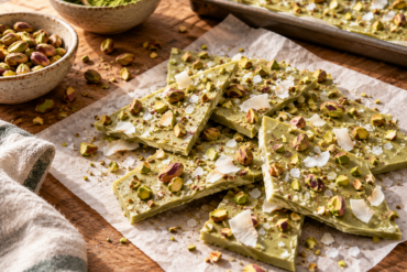 No-Bake Matcha Cheesecake im Glas