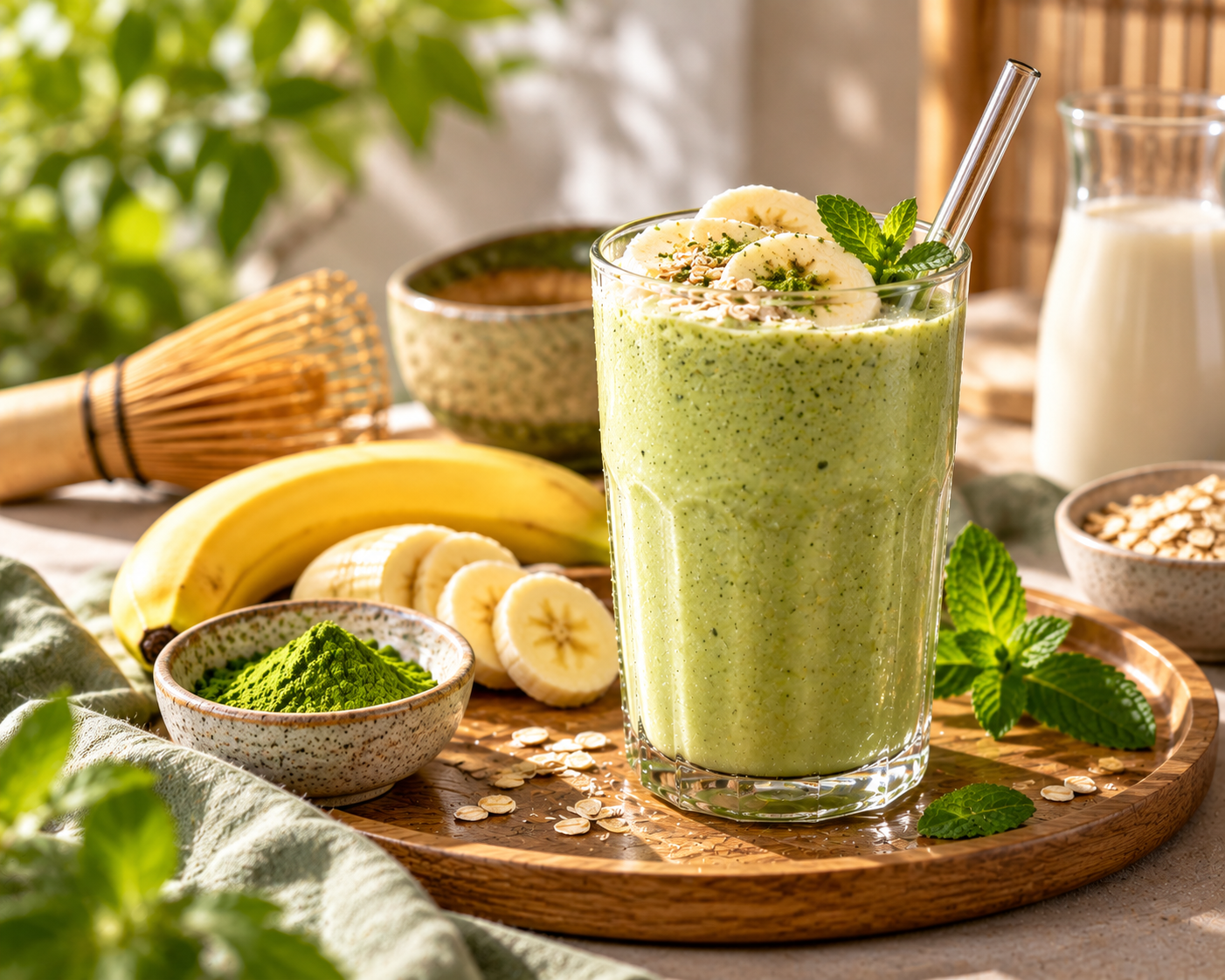 Matcha Banana Smoothie
