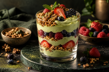Drinkable Matcha Chia Pudding