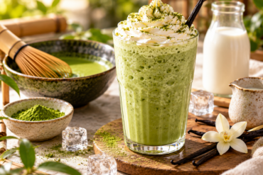 Drinkable Matcha Chia Pudding