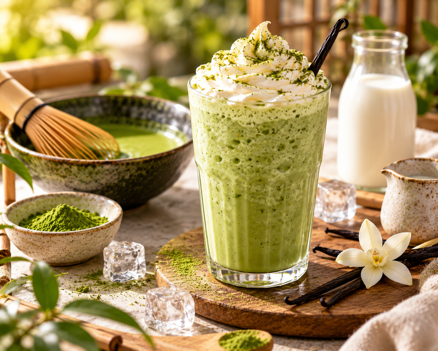 Matcha Vanille Frappé